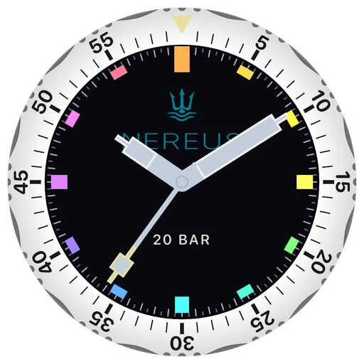 ChronoSet Diver premium watch face in light mode