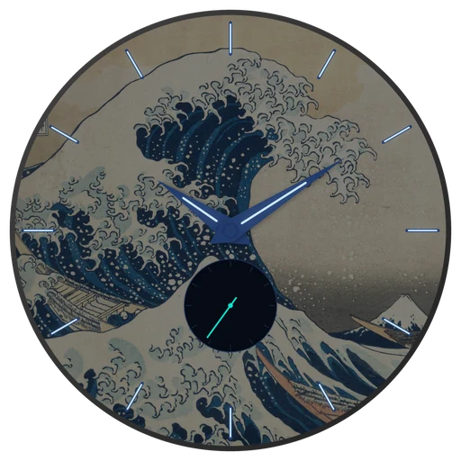 Cadran Dress ChronoSet en mode sombre