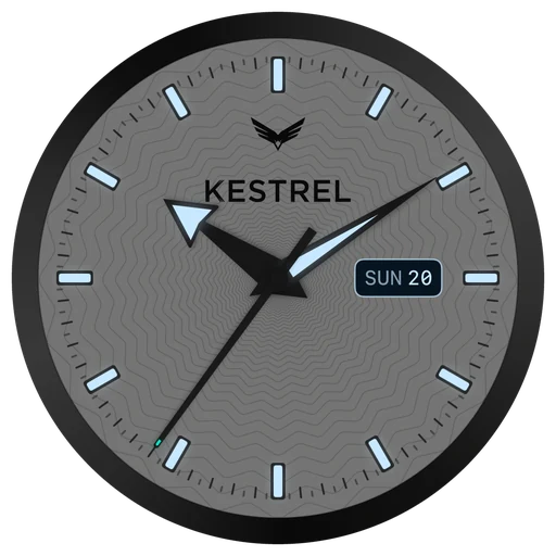ChronoSet Sport watch face in dark mode