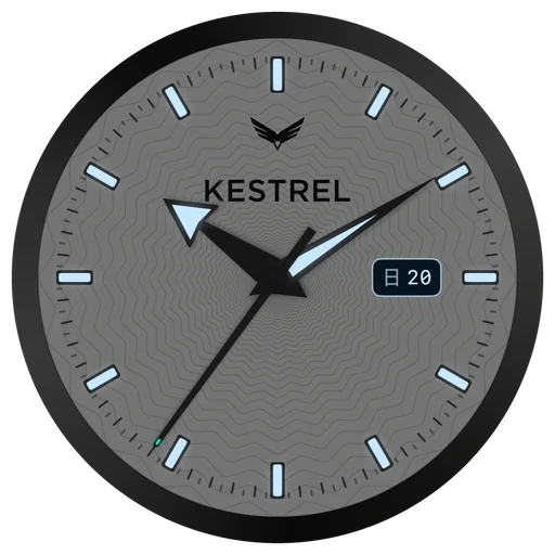 ダークモードの ChronoSet スポーツウォッチフェイス